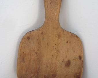 Primitive Wooden Butter Paddle/ Antique Butter Paddle/ Farmhouse Kitchen/ Rustic Farmhouse/ Wood Scoop/ Rustic Butter Paddle/Primitive Scoop