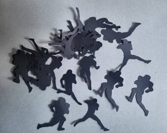 Football Player die cut/ confetti