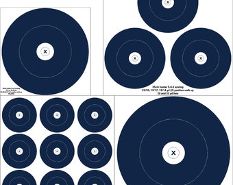 outdoor field / hunter round archery target, vinyl archery target