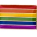 Rainbow Flag Lapel Pin 18mm x 11mm Gay Lesbian Pride LGBT Hat Tie Tack Badge Pin