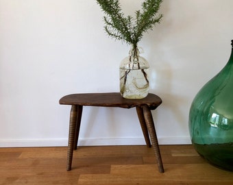 Vintage 50s 60s Wooden stool