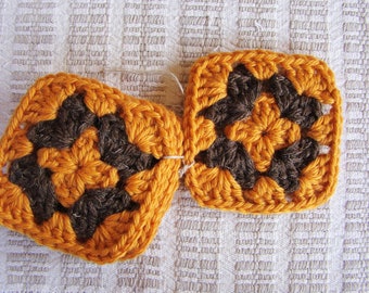 Crochet mug rug, granny square coaster, handmade mug rug, crochet coaster, set of 4