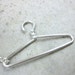 Coat Hanger Sterling Silver Necklace- Wire Hanger 14k Gold Pendant- Coat Hanger Necklace- Coat Hanger Pendant- Abortion Rights Womens Rights