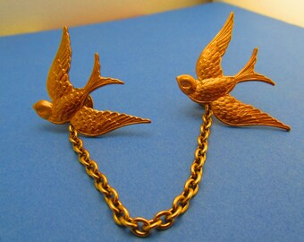 Clips de Cardigan clips pull col clips or pull garde Hirondelle cardigan pinces à cravate scatter pins MyElegantThings