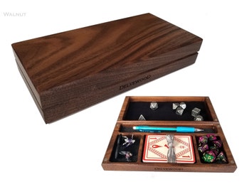 Delver's kit - dice box, miniature box, dice tray - dnd, rpg