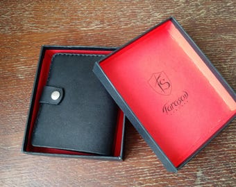 Leather wallet, mens wallet, black, leather, mens leather wallet, genuine leather