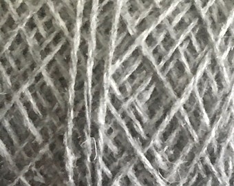 Reclaimed/Recycled Yarn--Heather Gray--acrylic/wool