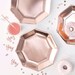 Rose Gold Plates | Rose Gold Decorations | Party Plates | Paper Plates | Rose Gold Party | Baby Shower | Wedding Plates | Rose Gold | 8 Pack