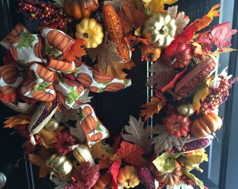 Fall Harvest Wreath