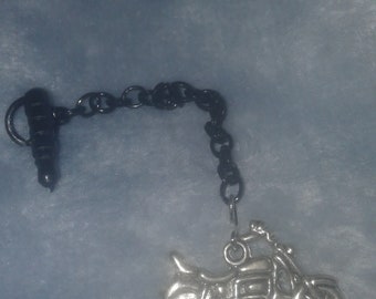 Motorcycle cell phone charm