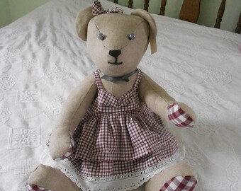The large Teddy bear fabric