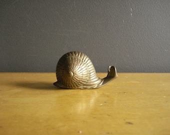 Meet Mr. Snail - Brass Paperweight or Figurine