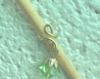 Gold and Green Loc Jewelry