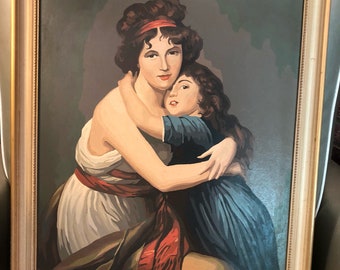 Framed Vintage Paint-By-Number