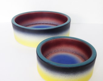 Two Midcentury Pottery Bowls