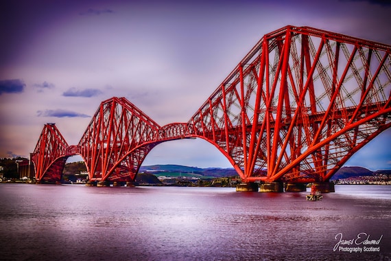 The Forth Bridge,Limited Edition, Landscape Photography, scottish print, wall art, fine art photography, river, scottish photography, Art