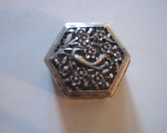 Metal Hinged Pillboxes from Laos