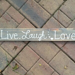 Live Laugh Love Rustic Wood Sign Wooden With Quotes Country Live Laugh Love Rustic Wood Sign Wooden With Quotes Country