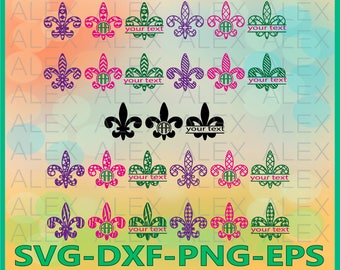 70% OFF, Fleur De Lis SVG, Split Frame Fleur De Lis, Fleur De Lis Svg Files, Dxf,Png,Eps File,Fleur De Lis Monogram SVG, Silhouette