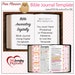 Layered Template for Bible Journaling Digitally with Photoshop or Photoshop Elements PSD File