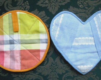 2 Hand Made Vintage Pot Holders