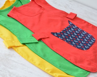 School blouse/apron 3 years/ 4 years / 5 years custom