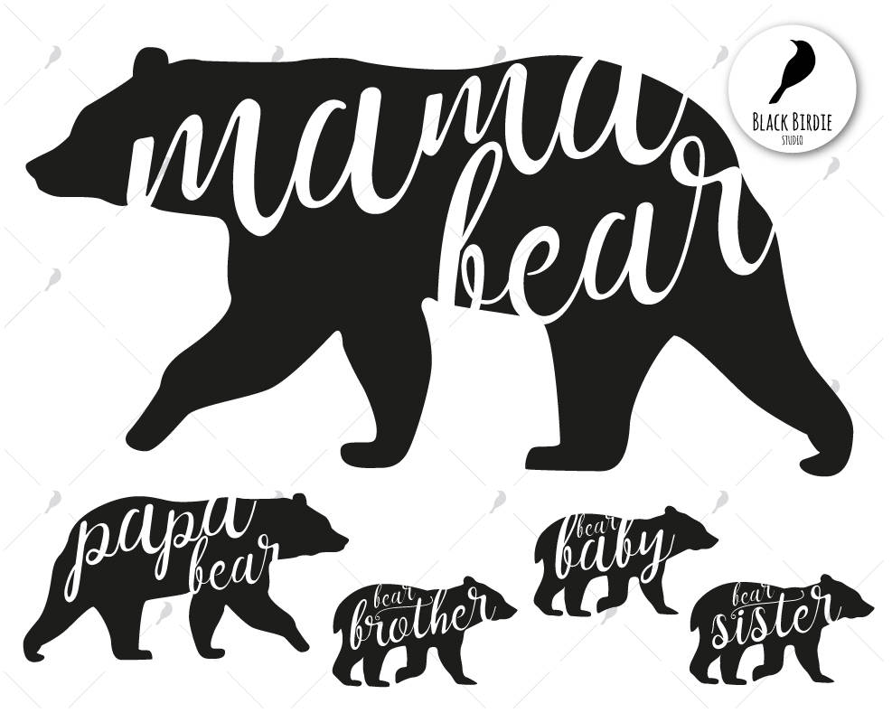 Download Mama bear svg mama bear clipart family svg family clipart