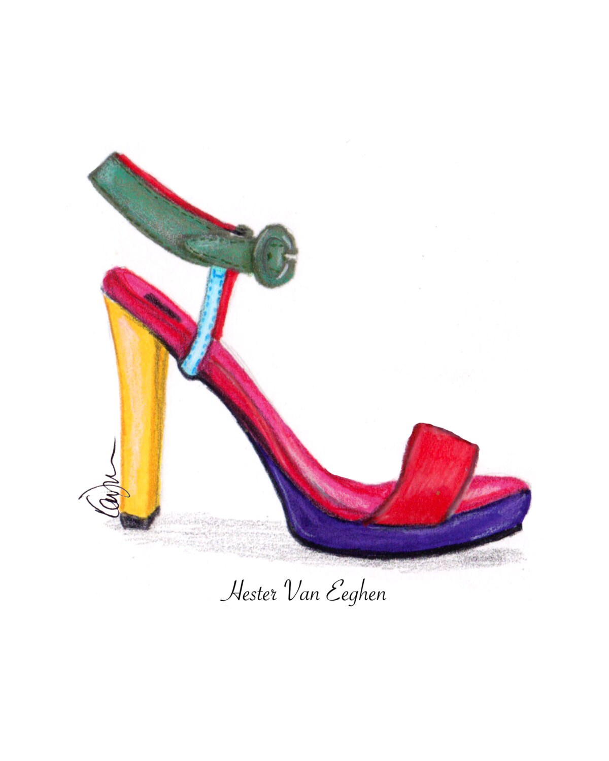 Hester Van Eeghen Super Cute Gloria Gaynor Platform Sandal