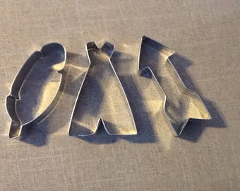 Boho Chic Cookie Cutters, Set of 3