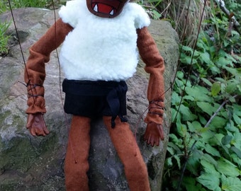 Tartalo be Basque mitologico puppet or puppet