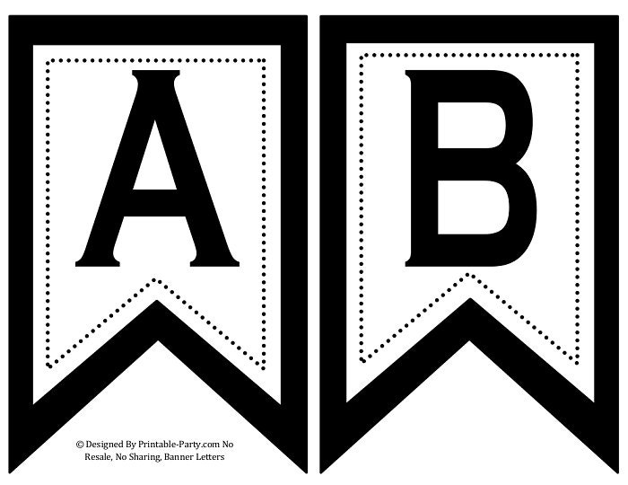 letter banner