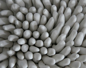 Matchstick - Porcelain Micro Tile - 3D Textured Decorative porcelain Wall Tile Sculpture ceramic wall sculpture