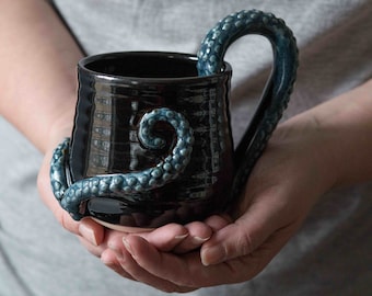 Coffee Mug With Octopus Tentacles