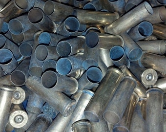 100 rounds of .357 magnum once fired, uncleaned brass shell casings