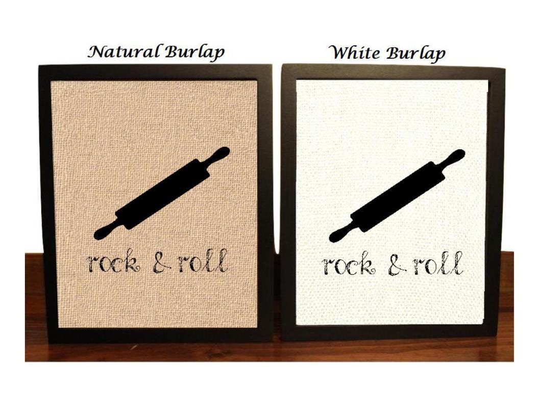 Rock & Roll Rollin Pin Rolling Pin Funny Kitchen Pun