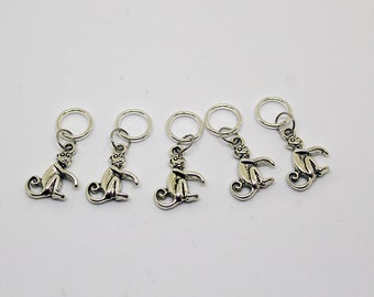 MONKEY !! Stitch Markers - set of 5