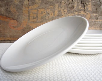 Vintage White Pyroceram Corning Bread and Butter Plates set of 4