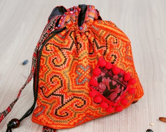 Tribal bag, Strip bag, Tribal bag, embroidery bag, Strip Purse.