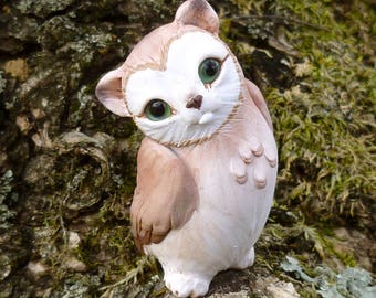 Meowl barn - Fantasy Myxie Pal Sculpture