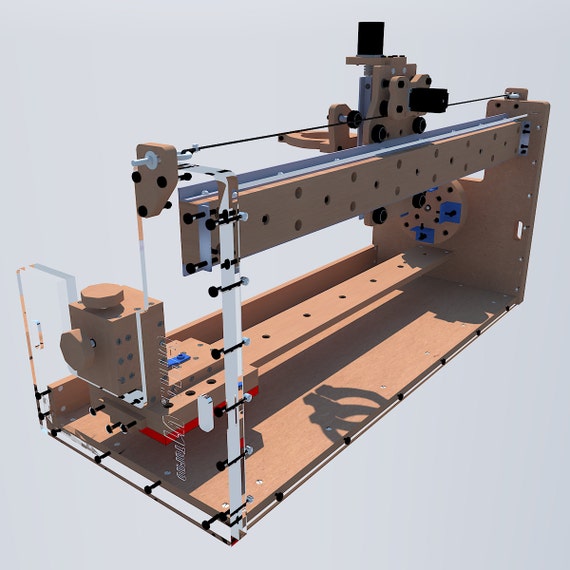 CNC Torno Planos para construir / CNC Lathe Plans DIY de