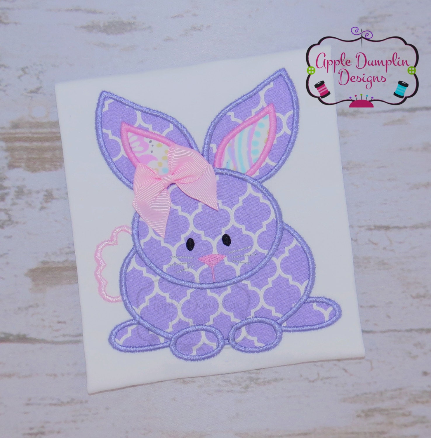 Bunny Embroidery Design Applique Design Easter Embroidery