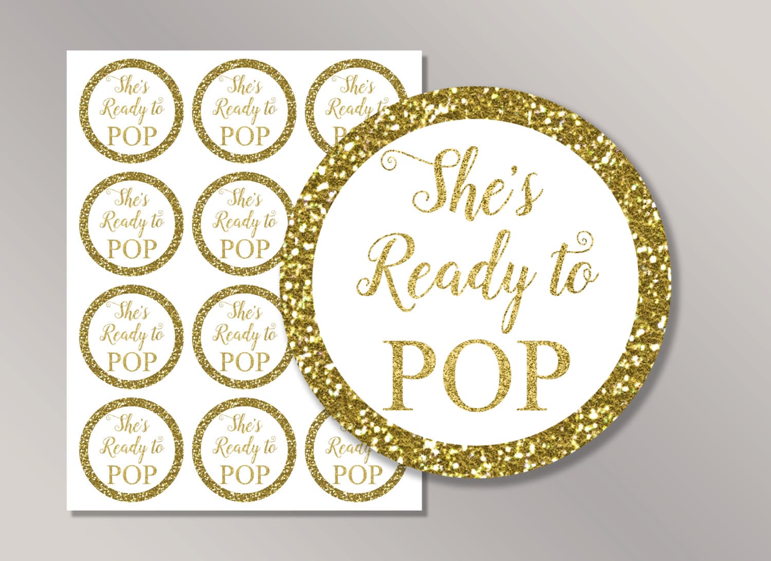 Ready To Pop Labels Template