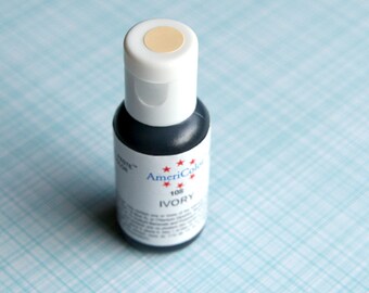 Ivory Food Coloring, Americolor Ivory Gel Paste Food Coloring