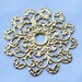 6pcs Lianas Filigree 47mm Round Brass Findings for Jewelry Making bf302