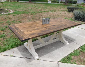 X Farmhouse Table (Local Pick up/Delivery Only!)