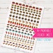 Fast Food, Bento and Sushi A4 Printable Planner Stickers PDF | For Kikki K, Erin Condren, FiloFax or other Journals and Planners