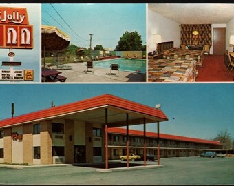 Jolly Inn – Sandusky, Ohio – Vintage Souvenir Postcard