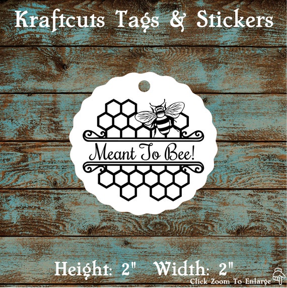 Meant to Bee Favor Tags #680 - Quantity: 30 Tags