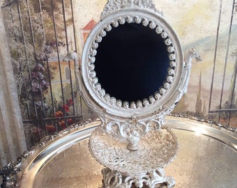 Vintage Iron Vanity Mirror