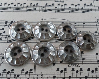Vintage Aged Metal Looking Dimensional knobby buttons